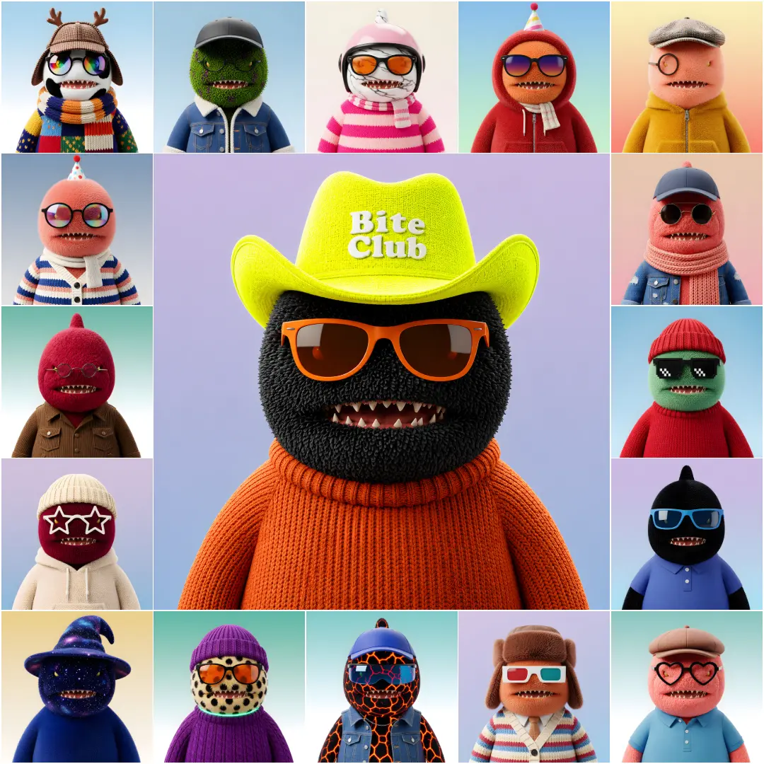 Bite Club character collage
